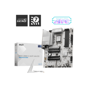 MSI PRO Z890-S WIFI WHITE DDR5 ATX Motherboard